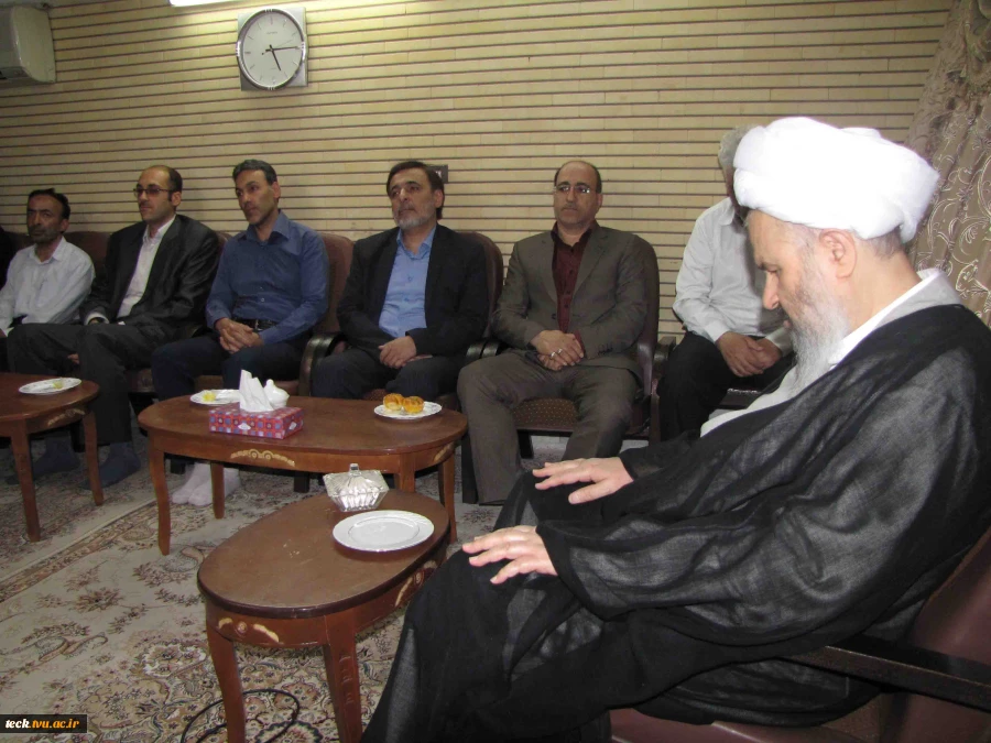 دبدار با حضرت آیت الله نمازی امام جمعه شهرستان کاشان