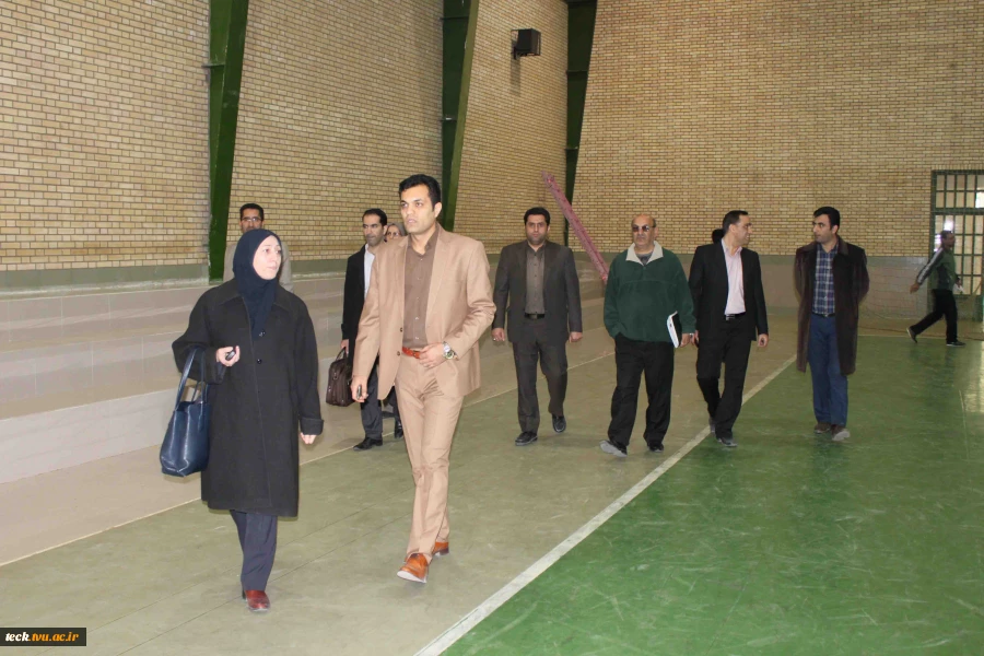 بازدید مدیر کل تربیت بدنی دانشگاه فنی و حرفه ای