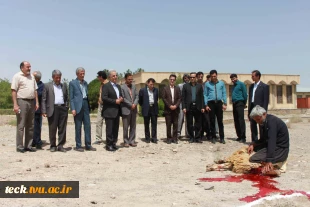 مراسم کلنگ زنی مجموعه کارگاهی