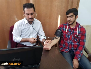 انجام معاینات ارزیابی سلامت اساتید، کارکنان و دانشجویان دانشکده 3