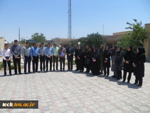 بازدید ریاست و اساتید دانشکده از مرکز  فنی و حرفه ای ناجی آباد  3