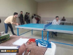 برگزاری مسابقات تنیس روی میز جشنواره ورزشی درون دانشگاهی دانشجویان دانشکده فنی شهید رجائی کاشان 10