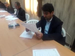 برگزاری آزمون کتاب اصول نگهبانی و حفاظت از سازمان های حراست کل استان اصفهان در بین نگهبانان دانشکده فنی شهید رجائی کاشان 4