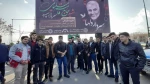حضور دانشجویان و کارکنان دانشکده فنی شهید رجائی کاشان در مراسم وداع با شهید حاج قاسم سلیمانی 3