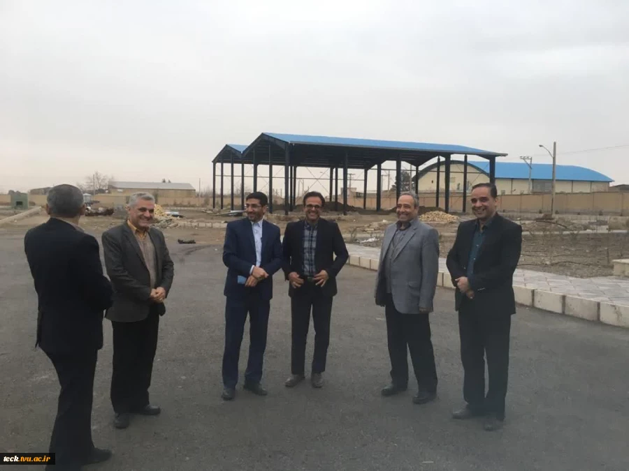 بازدید مدیران کل عمرانی و مالی دانشگاه فنی و حرفه ای و ریاست دانشگاه فنی و حرفه ای استان اصفهان از دانشکده فنی شهید رجائی کاشان 3