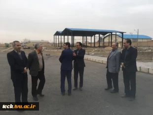 بازدید مدیران کل عمرانی و مالی دانشگاه فنی و حرفه ای و ریاست دانشگاه فنی و حرفه ای استان اصفهان از دانشکده فنی شهید رجائی کاشان 4