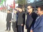 تجدید میثاق هیئت رئیسه و برخی استادان و کارکنان دانشکده فنی با شهیدان دفاع مقدس، مدافعین حرم و شهدای انقلاب بهمن97 و حضور در گلزار شهدای دارالسلام کاشان 4