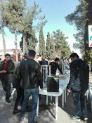 استقرار ایستگاه صلواتی در دانشکده فنی شهید رجائی کاشان همزمان با فرارسیدن روزهای دهه مبارک فجر و ورود دانشجویان جدیدالورود نیم سال بهمن 1398 5