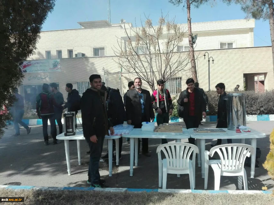 استقرار ایستگاه صلواتی در دانشکده فنی شهید رجائی کاشان همزمان با فرارسیدن روزهای دهه مبارک فجر و ورود دانشجویان جدیدالورود نیم سال بهمن 1398 6