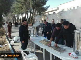استقرار ایستگاه صلواتی در دانشکده فنی شهید رجائی کاشان همزمان با فرارسیدن روزهای دهه مبارک فجر و ورود دانشجویان جدیدالورود نیم سال بهمن 1398 7