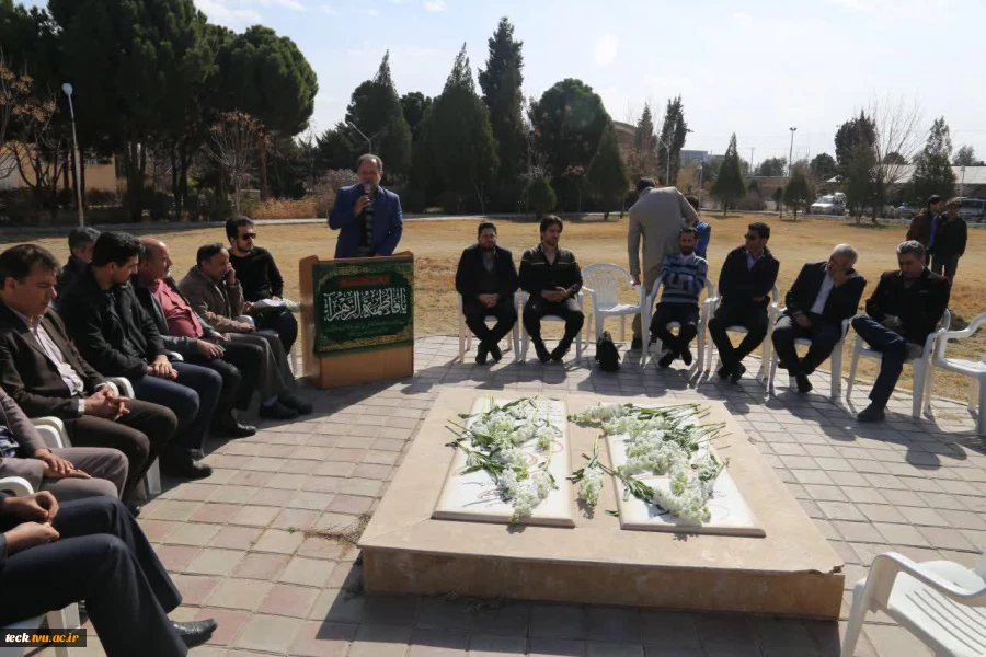 تجدید میثاق با شهدای گمنام مدفون در دانشکده فنی شهید رجائی کاشان،" میهمانی لاله ها"  در دهمین روز دهه فجر 1398 5