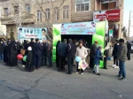 استقرار ایستگاه صلواتی دانشکده فنی شهید رجائی کاشان در راهپیمایی 22 بهمن 98 با همکاری و همراهی کانون فرهنگی رضوان 6