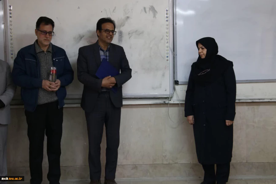 تقدیر و تشکر از سرکار خانم واعظی مدرس فرهیخته دانشکده فنی شهید رجائی کاشان در سالروز ولادت حضرت فاطمه زهرا (س) و روز زن 5