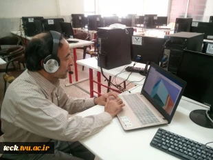 برگزاری اولین کلاس آموزش مجازی در سطح دانشگاه فنی و حرفه ای در دانشکد فنی شهید رجایی کاشان 3