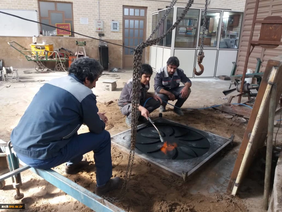 ساخت پلیت میز ترافیک به سفارش یک شرکت سازنده و مونتاژکار دستگاه های مرتبط با خط تولید شرکت های گلاب گیری در دانشکده فنی شهید رجائی کاشان 14