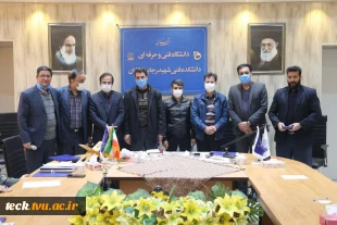 برگزاری جلسه شورای اداری دانشکده فنی شهید رجائی کاشان با رعایت پروتکل های بهداشتی 20