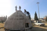 گنبد گذاری بارگاه امام زادگان عشق، شهدای گمنام مدفون در دانشکده فنی شهید رجائی کاشان 6