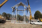گنبد گذاری بارگاه امام زادگان عشق، شهدای گمنام مدفون در دانشکده فنی شهید رجائی کاشان 15
