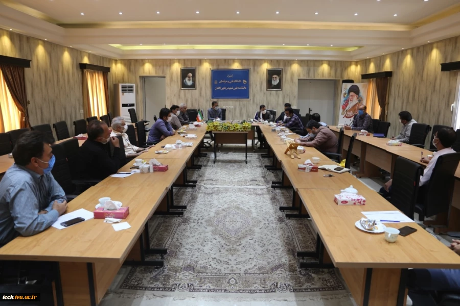 برگزاری جلسه شورای آموزشی و پژوهشی در دانشکده فنی شهید رجائی کاشان 2