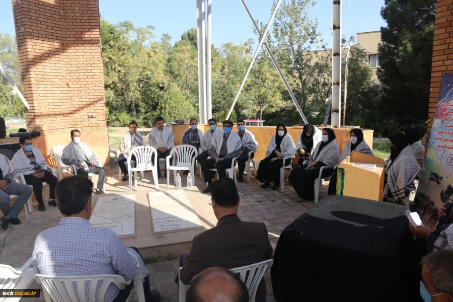 برگزاری مراسم هفته دفاع مقدس در دانشکده فنی شهید رجائی کاشان 9