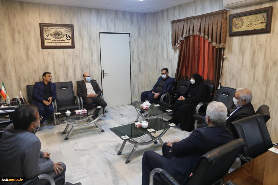 بازدید مدیرکل محترم امور دانشجویی دانشگاه فنی و حرفه ای در معیت هیئت همراه  از دانشکده فنی شهید رجائی کاشان 2
