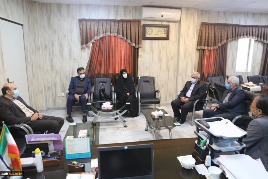 بازدید مدیرکل محترم امور دانشجویی دانشگاه فنی و حرفه ای در معیت هیئت همراه  از دانشکده فنی شهید رجائی کاشان 3