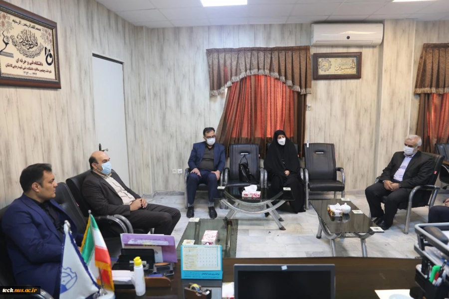 بازدید مدیرکل محترم امور دانشجویی دانشگاه فنی و حرفه ای در معیت هیئت همراه  از دانشکده فنی شهید رجائی کاشان 4