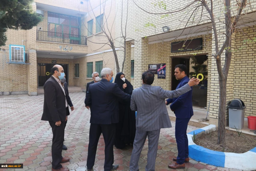 بازدید مدیرکل محترم امور دانشجویی دانشگاه فنی و حرفه ای در معیت هیئت همراه  از دانشکده فنی شهید رجائی کاشان 8