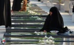 حضور و تجدید عهد و پیمان حمعی از کارکنان و اساتید و اعضای هیئت علمی دانشکده فنی شهید رجائی کاشان با شهیدان انقالب اسلامی و دفاع مقدس در هفته بسیج مستضعفین 4