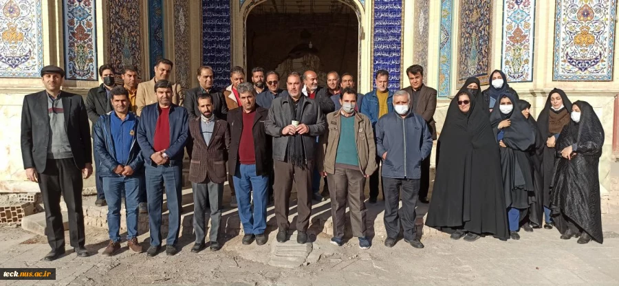 تجدید پیمان اعضای هیئت رئیسه، کارکنان و اساتید دانشکده فنی شهید رجائی کاشان با شهیدان دفاع مقدس 3