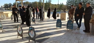 تجدید پیمان اعضای هیئت رئیسه، کارکنان و اساتید دانشکده فنی شهید رجائی کاشان با شهیدان دفاع مقدس 6