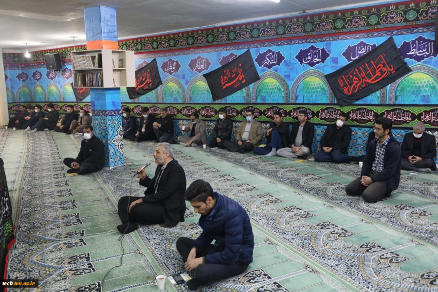 برگزاری مراسم سوگواری ایام شهادت بی بی دو عالم حضرت فاطمه زهرا سلام الله علیه در دانشکده فنی شهید رجائی کاشان 4