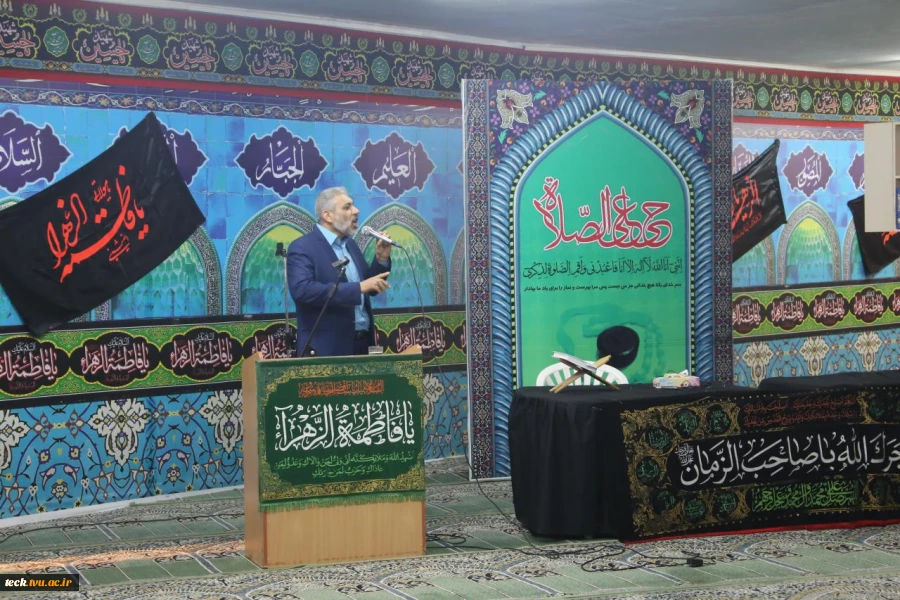 برگزاری مراسم سالگرد شهادت سردار دل ها شهید حاج قاسم سلیمانی در دانشکده فنی شهید رجائی کاشان 2