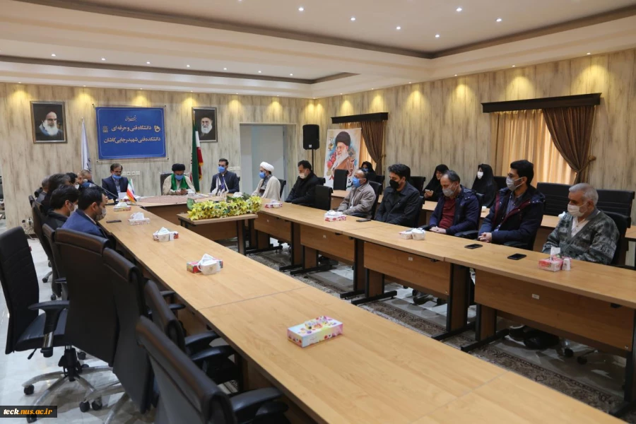 آیین افتتاح مرکز امداد نیکوکاری حضرت امام حسن مجتبی(علیه السلام) در  دانشکده فنی شهید رجائی کاشان 4