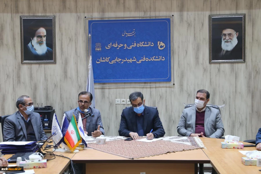 بازدید فرماندار محترم شهرستان کاشان آقای دکتر محمدشریف زارعی از دانشکده فنی شهید رجائی کاشان 5