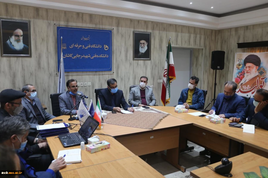 بازدید فرماندار محترم شهرستان کاشان آقای دکتر محمدشریف زارعی از دانشکده فنی شهید رجائی کاشان 10