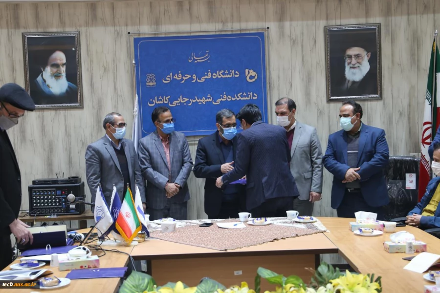 بازدید فرماندار محترم شهرستان کاشان آقای دکتر محمدشریف زارعی از دانشکده فنی شهید رجائی کاشان 18