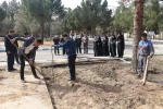 اجرای برنامه جمعی درختکاری در روز ولادت حضرت اباعبدالله الحسین علیه السلام و روز درختکاری در دانشکده فنی شهید رجائی کاشان 4