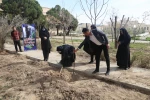 اجرای برنامه جمعی درختکاری در روز ولادت حضرت اباعبدالله الحسین علیه السلام، روز پاسدار و روز درختکاری در دانشکده فنی شهید رجائی کاشان 6