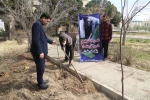 اجرای برنامه جمعی درختکاری در روز ولادت حضرت اباعبدالله الحسین علیه السلام، روز پاسدار و روز درختکاری در دانشکده فنی شهید رجائی کاشان 11