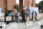 مراسم نهمین یادواره شهدای دانشجو و پنجمین سالگرد دفن شهیدان گمنام در دانشکده فنی شهید رجائی کاشان 16