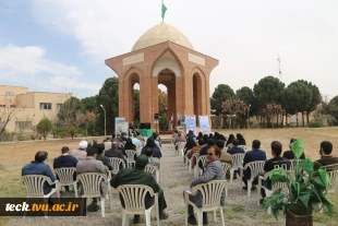 مراسم نهمین یادواره شهدای دانشجو و پنجمین سالگرد دفن شهیدان گمنام در دانشکده فنی شهید رجائی کاشان 6