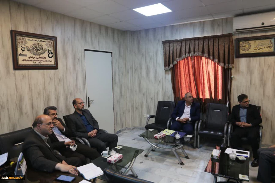 بازدید شهردار کاشان و هیئت همراه از دانشکده فنی شهید رجائی کاشان 5