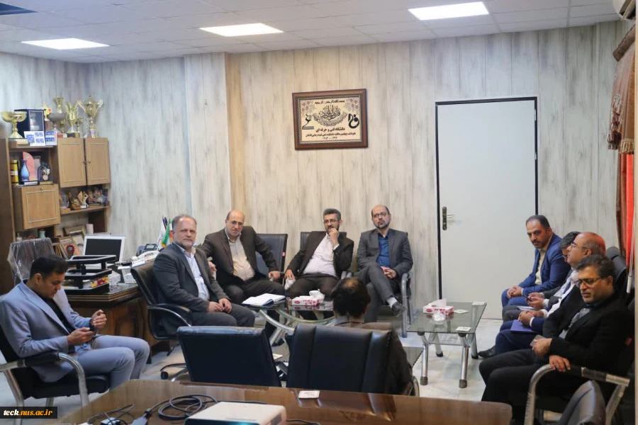 بازدید شهردار کاشان و هیئت همراه از دانشکده فنی شهید رجائی کاشان 8