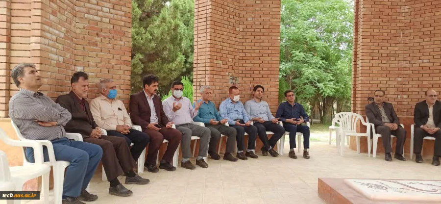 تجدید عهد و میثاق با شهدای گمنام مدفون در دانشکده فنی شهید رجائی کاشان در روز سوم خرداد 8