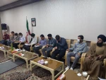 دیدار دانشجویان بسیجی دانشگاه‌های کاشان با نماینده مقام معظم رهبری در منطقه و امام جمعه کاشان 4