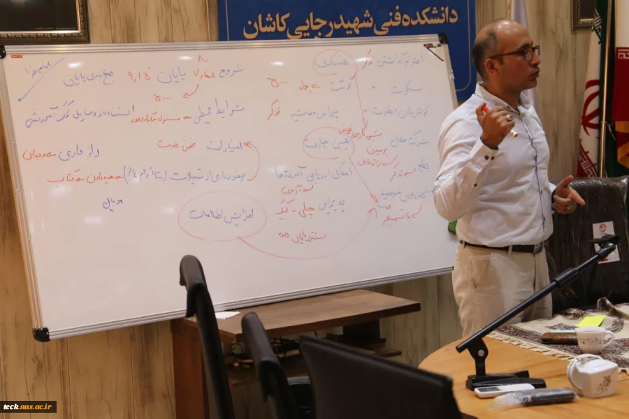 برگزاری اولین جلسه از مجموعه برنامه های آموزشی مهارت های زندگی ویژه استادان و کارکنان دانشکده فنی شهیدرجائی کاشان 6