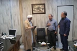 نشست صمیم ی تنی چند از اعضای بسیج کارکنان و اساتید دانشکده فنی و حرفه ای شهید رجائی کاشان با حجه الاسلام فرجی مدیرحوزه های علمیه منطقه کاشان 6