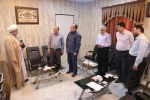 نشست صمیم ی تنی چند از اعضای بسیج کارکنان و اساتید دانشکده فنی و حرفه ای شهید رجائی کاشان با حجه الاسلام فرجی مدیرحوزه های علمیه منطقه کاشان 8