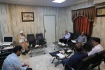 نشست صمیم ی تنی چند از اعضای بسیج کارکنان و اساتید دانشکده فنی و حرفه ای شهید رجائی کاشان با حجه الاسلام فرجی مدیرحوزه های علمیه منطقه کاشان 11